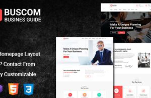 Buscom - Multipurpose Business and Corporate Template