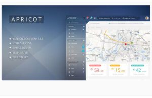 Apricot Navigation Admin Dashboard Template