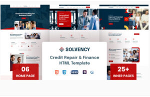 Solvency Finance & Credit Repair HTML Template