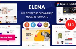Elena Multipurpose Ecommerce Modern HTML Template Elena Multipurpose Ecommerce Modern HTML Template