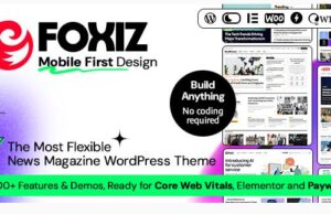 Foxiz v2 2 4 WordPress Newspaper News and Magazine Foxiz WordPress Newspaper News and Magazine