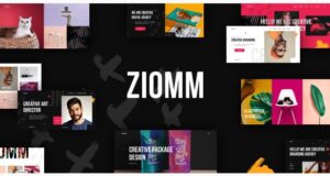 Ziomm Creative Agency & Portfolio WordPress Theme Ziomm Creative Agency & Portfolio WordPress Theme
