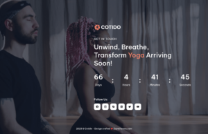 Cotido Tailwind CSS Coming Soon HTML Template Cotido Tailwind CSS Coming Soon HTML Template