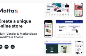 Motta Multi-Vendor and Marketplace WordPress Theme Motta Multi Vendor and Marketplace WordPress Theme