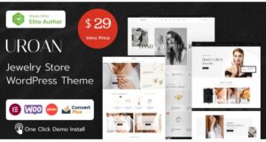 Uroan Jewelry & Ornament Store WordPress Theme Uroan Jewelry & Ornament Store WordPress Theme