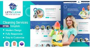 LetsClean Cleaning Services HTML Template letsclean-cleaning-services-html-template