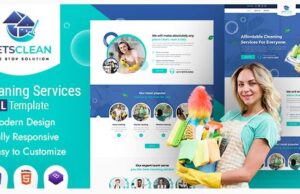 LetsClean Cleaning Services HTML Template letsclean-cleaning-services-html-template