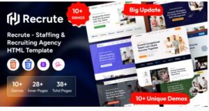 Recrute Staffing & Recruiting Agency HTML Template Recrute Staffing & Recruiting Agency HTML Template