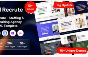 Recrute Staffing & Recruiting Agency HTML Template Recrute Staffing & Recruiting Agency HTML Template