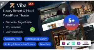 Viba Luxury Resort & Hotel Elementor WordPress Theme Viba Luxury Resort & Hotel Elementor WordPress Theme