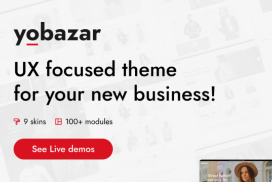 Yobazar v1.6.6 Elementor Fashion WooCommerce Theme Yobazar Elementor Fashion WooCommerce Theme