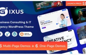 Gixus Business Consulting & IT Agency WordPress gixus-multipurpose-business-wordpress-theme