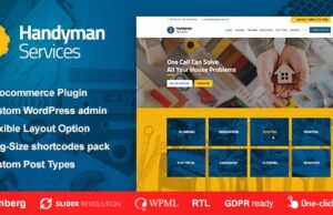 Handyman Services Construction & Renovation WordPress Theme Handyman Services Construction & Renovation WordPress Theme