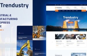 Trendustry Industrial & Manufacturing WordPress Theme Trendustry Industrial & Manufacturing WordPress Theme