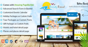 Trendy Travel v6.3 Multipurpose Tour Package WP Theme Trendy Travel Multipurpose Tour Package WP Theme