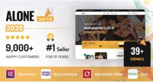 Alone–Charity Multipurpose Non-profit WordPress Theme alone-charity-multipurpose-nonprofit-wordpress-theme