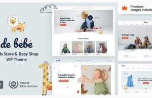 Debebe Kids Fashion eCommerce WordPress Theme Debebe Kids Fashion eCommerce WordPress Theme