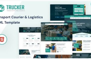 Trucker Transport Courier & Logistics HTML Template Trucker Transport Courier & Logistics HTML Template