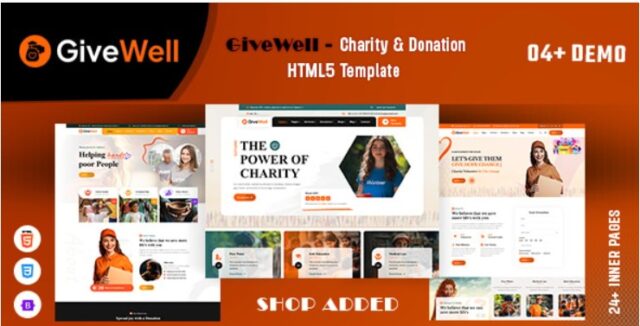 givewell-charity-donation-html5-template