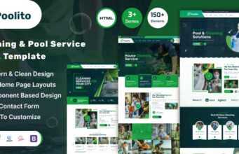 Poolito Cleaning Service HTML Template Poolito Cleaning Service HTML Template