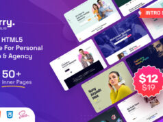 Harry Creative HTML5 Template For Personal Portfolio & Agency harry-personal-portfolio-agency-html5-template