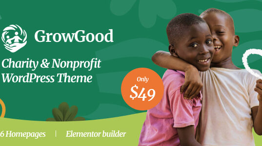 GrowGood Charity & Nonprofit WordPress Theme GrowGood Charity & Nonprofit WordPress Theme