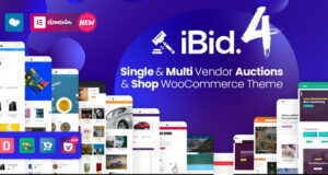 iBid-Multi Vendor Auctions Woo Commerce Theme iBid v4.8 Multi Vendor Auctions WooCommerce Theme