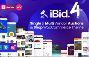 iBid v4.8 Multi Vendor Auctions WooCommerce Theme iBid v4.8 Multi Vendor Auctions WooCommerce Theme