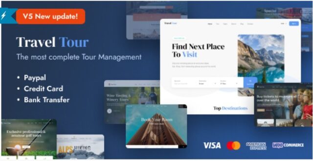Travel Tour Travel Booking WordPress