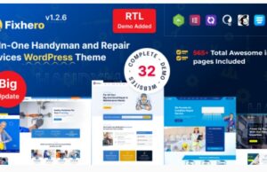 Fixhero v1.2.6 Handyman & Repair Services WordPress Theme Fixhero Handyman & Repair Services WordPress Theme