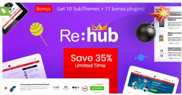 REHub Price Comparison, Multi Vendor Marketplace Wordpress Theme