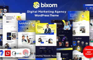 Bixom Digital Agency WordPress Bixom Digital Agency WordPress