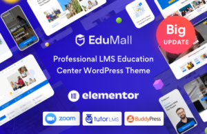 EduMall v4.4.8 Professional LMS Education Center WordPress Theme EduMall Professional LMS Education Center WordPress Theme