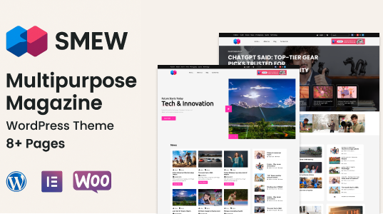 Smew Multipurpose Magazine WordPress Theme Smew Multipurpose Magazine Wordpress Theme