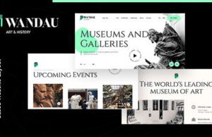 Wandau-Art & History Museum HTML Template