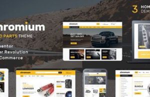 Chromium-Auto Parts Shop WordPress WooCommerce Theme