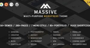 Massive Responsive Multi-Purpose WordPress Theme