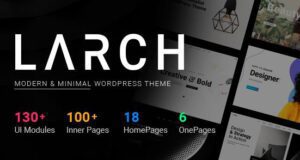 Larch Responsive Minimal Multipurpose WordPress Theme
