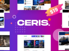 Ceris-Magazine & Blog WordPress Theme