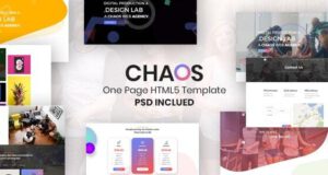 Chaos-Creative Parallax One Page HTML5 Template