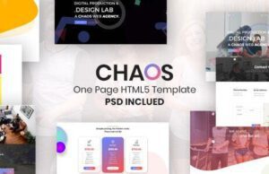 Chaos-Creative Parallax One Page HTML5 Template