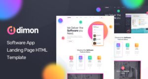 Dimon-Software App Landing Page HTML Template