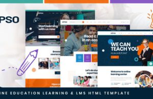 Kipso Online Education Learning & LMS HTML Template