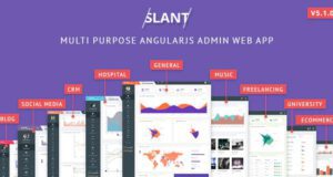 Slant Multi Purpose AngularJS Admin Web App with Bootstrap