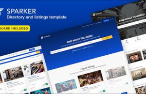 Sparker Directory and Listings Template