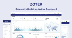 Zoter-Responsive Admin Dashboard Template