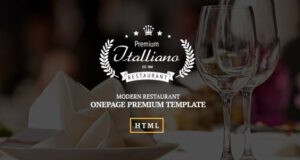 Italliano-Clean Premium Restaurant Template