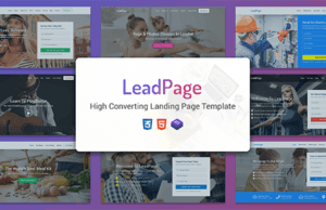 LeadPage-Multipurpose Marketing HTML Landing Page Template