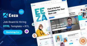 Eeza Job Board & Hiring Dashboard HTML Template