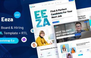 Eeza Job Board & Hiring Dashboard HTML Template